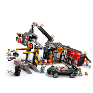 Lego City Scrapyard with Cars and Crane Toy 60472